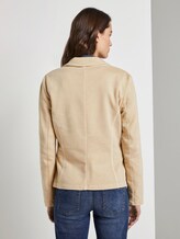 Sweat-Blazer mit Farbwaschung - Frauen - caramel beige Sweat-Blazer mit Farbwaschung - Frauen - caramel beige - 2 - TOM TAILOR