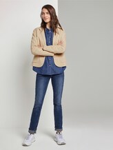 Sweat-Blazer mit Farbwaschung - Frauen - caramel beige Sweat-Blazer mit Farbwaschung - Frauen - caramel beige - 3 - TOM TAILOR