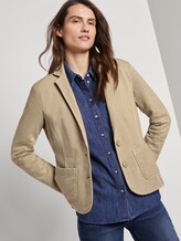 Sweat-Blazer mit Farbwaschung - Frauen - caramel beige Sweat-Blazer mit Farbwaschung - Frauen - caramel beige - 5 - TOM TAILOR