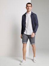 Josh Regular Slim Shorts - Männer - Blue Grey Josh Regular Slim Shorts - Männer - Blue Grey - 3 - TOM TAILOR