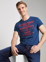 T-shirt mit Print - Männer - after dark blue T-shirt mit Print - Männer - after dark blue - 5 - TOM TAILOR