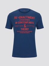 T-shirt mit Print - Männer - after dark blue T-shirt mit Print - Männer - after dark blue - 7 - TOM TAILOR