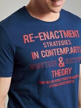 T-shirt mit Print - Männer - after dark blue T-shirt mit Print - Männer - after dark blue - 9 - TOM TAILOR