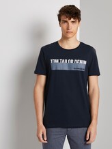 T-Shirt mit Print - Männer - Sky Captain Blue T-Shirt mit Print - Männer - Sky Captain Blue - 1 - TOM TAILOR Denim