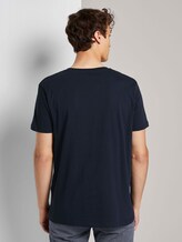 T-Shirt mit Print - Männer - Sky Captain Blue T-Shirt mit Print - Männer - Sky Captain Blue - 2 - TOM TAILOR Denim