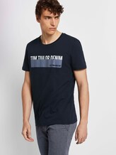 T-Shirt mit Print - Männer - Sky Captain Blue T-Shirt mit Print - Männer - Sky Captain Blue - 5 - TOM TAILOR Denim