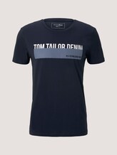 T-Shirt mit Print - Männer - Sky Captain Blue T-Shirt mit Print - Männer - Sky Captain Blue - 7 - TOM TAILOR Denim