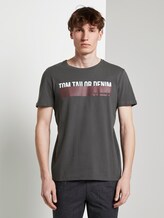 T-shirt with a print - Men - Tarmac Grey T-shirt with a print - Men - Tarmac Grey - 1 - TOM TAILOR Denim