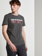 T-shirt with a print - Men - Tarmac Grey T-shirt with a print - Men - Tarmac Grey - 5 - TOM TAILOR Denim