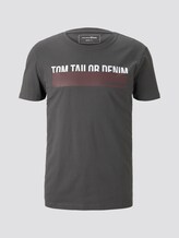 T-shirt with a print - Men - Tarmac Grey T-shirt with a print - Men - Tarmac Grey - 7 - TOM TAILOR Denim