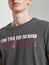 T-shirt with a print - Men - Tarmac Grey T-shirt with a print - Men - Tarmac Grey - 9 - TOM TAILOR Denim