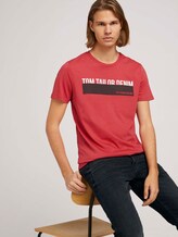 T-Shirt mit Print - Männer - Normal Red T-Shirt mit Print - Männer - Normal Red - 5 - TOM TAILOR Denim