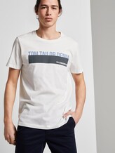 T-Shirt mit Print - Männer - Blanc De Blanc White T-Shirt mit Print - Männer - Blanc De Blanc White - 5 - TOM TAILOR Denim