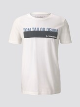 T-Shirt mit Print - Männer - Blanc De Blanc White T-Shirt mit Print - Männer - Blanc De Blanc White - 7 - TOM TAILOR Denim