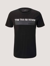 T-Shirt mit Print - Männer - deep black T-Shirt mit Print - Männer - deep black - 7 - TOM TAILOR Denim