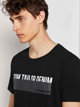 T-Shirt mit Print - Männer - deep black T-Shirt mit Print - Männer - deep black - 9 - TOM TAILOR Denim