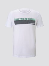 T-Shirt mit Print - Männer - White T-Shirt mit Print - Männer - White - 7 - TOM TAILOR Denim