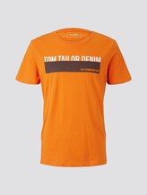 T-Shirt mit Print - Männer - perfect orange T-Shirt mit Print - Männer - perfect orange - 7 - TOM TAILOR Denim