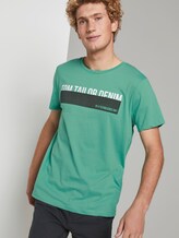 T-shirt with a print - Men - spearmint green T-shirt with a print - Men - spearmint green - 5 - TOM TAILOR Denim