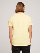 T-Shirt mit Print - Männer - cream yellow T-Shirt mit Print - Männer - cream yellow - 2 - TOM TAILOR Denim