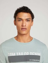 T-Shirt mit Print - Männer - white moss T-Shirt mit Print - Männer - white moss - 9 - TOM TAILOR Denim