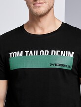 T-Shirt met print - Mannen - Black T-Shirt met print - Mannen - Black - 9 - TOM TAILOR Denim
