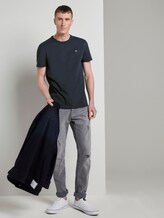 Schlichtes T-Shirt - Männer - Sky Captain Blue Non-Solid Schlichtes T-Shirt - Männer - Sky Captain Blue Non-Solid - 3 - TOM TAILOR Denim