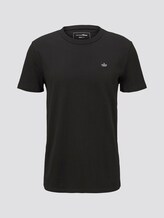 Schlichtes T-Shirt - Männer - Black Schlichtes T-Shirt - Männer - Black - 7 - TOM TAILOR Denim