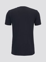 Strukturiertes T-shirt mit Brusttasche - Männer - Sky Captain Blue Non-Solid Strukturiertes T-shirt mit Brusttasche - Männer - Sky Captain Blue Non-Solid - 8 - TOM TAILOR Denim
