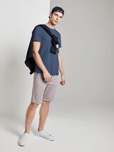 Strukturiertes T-shirt - Männer - english country melange Strukturiertes T-shirt - Männer - english country melange - 3 - TOM TAILOR Denim