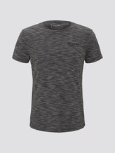 T-Shirt mit schlichtem Print - Männer - Black Non-Solid T-Shirt mit schlichtem Print - Männer - Black Non-Solid - 7 - TOM TAILOR Denim