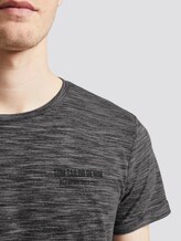 T-Shirt mit schlichtem Print - Männer - Black Non-Solid T-Shirt mit schlichtem Print - Männer - Black Non-Solid - 9 - TOM TAILOR Denim