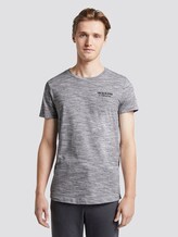 T-Shirt mit schlichtem Print - Männer - white new space dye T-Shirt mit schlichtem Print - Männer - white new space dye - 1 - TOM TAILOR Denim