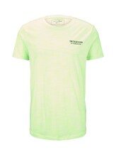 TOM TAILOR DENIM Herren T-Shirt mit schlichtem Print, grün, Gr.L