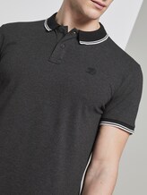 Strukturiertes Poloshirt - Männer - Black Non-Solid Strukturiertes Poloshirt - Männer - Black Non-Solid - 9 - TOM TAILOR Denim