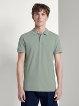 Strukturiertes Poloshirt - Männer - Dusty Leave Green Strukturiertes Poloshirt - Männer - Dusty Leave Green - 1 - TOM TAILOR Denim
