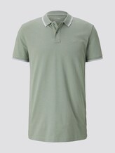 Strukturiertes Poloshirt - Männer - Dusty Leave Green Strukturiertes Poloshirt - Männer - Dusty Leave Green - 7 - TOM TAILOR Denim