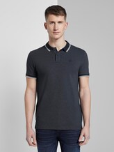 Strukturiertes Poloshirt - Männer - Sky Captain Blue Non-Solid Strukturiertes Poloshirt - Männer - Sky Captain Blue Non-Solid - 1 - TOM TAILOR Denim