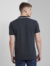 Strukturiertes Poloshirt - Männer - Sky Captain Blue Non-Solid Strukturiertes Poloshirt - Männer - Sky Captain Blue Non-Solid - 2 - TOM TAILOR Denim