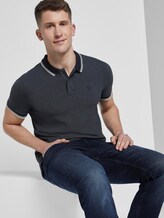 Strukturiertes Poloshirt - Männer - Sky Captain Blue Non-Solid Strukturiertes Poloshirt - Männer - Sky Captain Blue Non-Solid - 5 - TOM TAILOR Denim