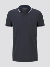 Strukturiertes Poloshirt - Männer - Sky Captain Blue Non-Solid Strukturiertes Poloshirt - Männer - Sky Captain Blue Non-Solid - 7 - TOM TAILOR Denim