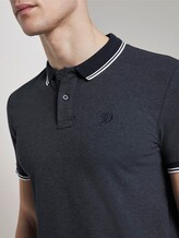 Strukturiertes Poloshirt - Männer - Sky Captain Blue Non-Solid Strukturiertes Poloshirt - Männer - Sky Captain Blue Non-Solid - 9 - TOM TAILOR Denim