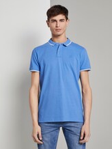 Polo hemd met textuur - Mannen - water sport blue Polo hemd met textuur - Mannen - water sport blue - 1 - TOM TAILOR Denim