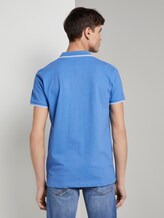 Polo hemd met textuur - Mannen - water sport blue Polo hemd met textuur - Mannen - water sport blue - 2 - TOM TAILOR Denim