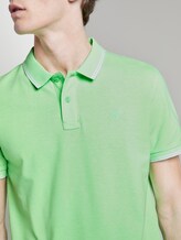 Strukturiertes Poloshirt - Männer - lime green Strukturiertes Poloshirt - Männer - lime green - 9 - TOM TAILOR Denim