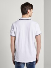 Strukturiertes Poloshirt - Männer - White Strukturiertes Poloshirt - Männer - White - 2 - TOM TAILOR Denim