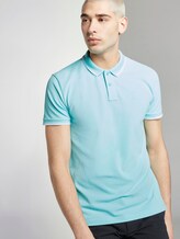 Textured polo shirt - Men - soft blue sky Textured polo shirt - Men - soft blue sky - 5 - TOM TAILOR Denim