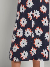 Fließender Rock mit Print - - navy floral design Fließender Rock mit Print - - navy floral design - 9 - Mine to five