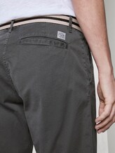 Gemusterte Josh Regular Slim Bermuda-Shorts mit Gürtel - Männer - black rhomb design Gemusterte Josh Regular Slim Bermuda-Shorts mit Gürtel - Männer - black rhomb design - 10 - TOM TAILOR