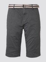 Gemusterte Josh Regular Slim Bermuda-Shorts mit Gürtel - Männer - black rhomb design Gemusterte Josh Regular Slim Bermuda-Shorts mit Gürtel - Männer - black rhomb design - 7 - TOM TAILOR